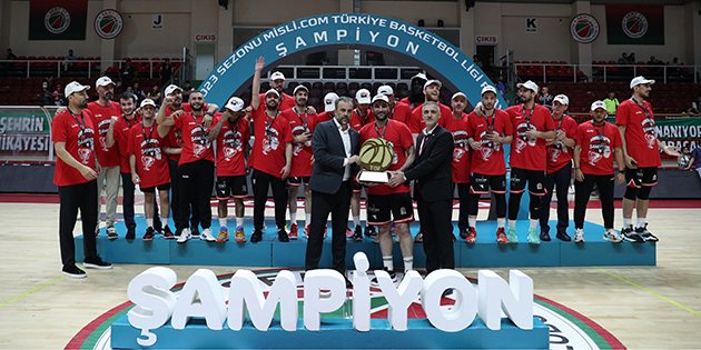 Yılyak Samsunspor Basketbol Misli.com TBL'de Play-Off Şampiyonu Oldu